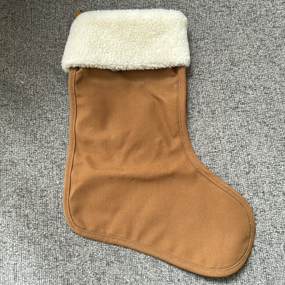 Carhartt Duck Canvas Khaki Brown Christmas Stocking - Picture 5 of 5